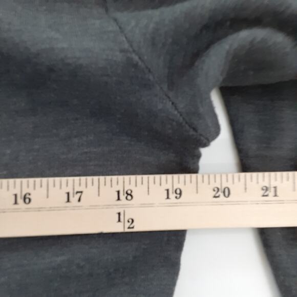 Vintage 90s Sequin Mock Neck Sweater Beaded Gray Long Sleeve Womens M Dynasty - Picture 9 of 11